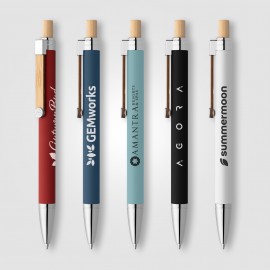 Custom Imprinted Phoenix Recycled Aluminum Softy Stylus Pen - Laser