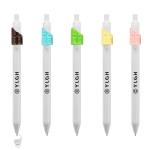 Logo Branded Click Pen w/ Bitten Chocolate