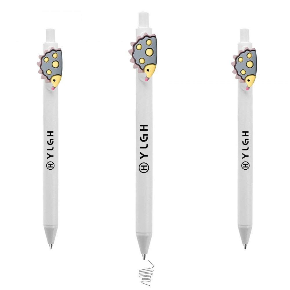 Logo Branded Hedgehog Click Pen