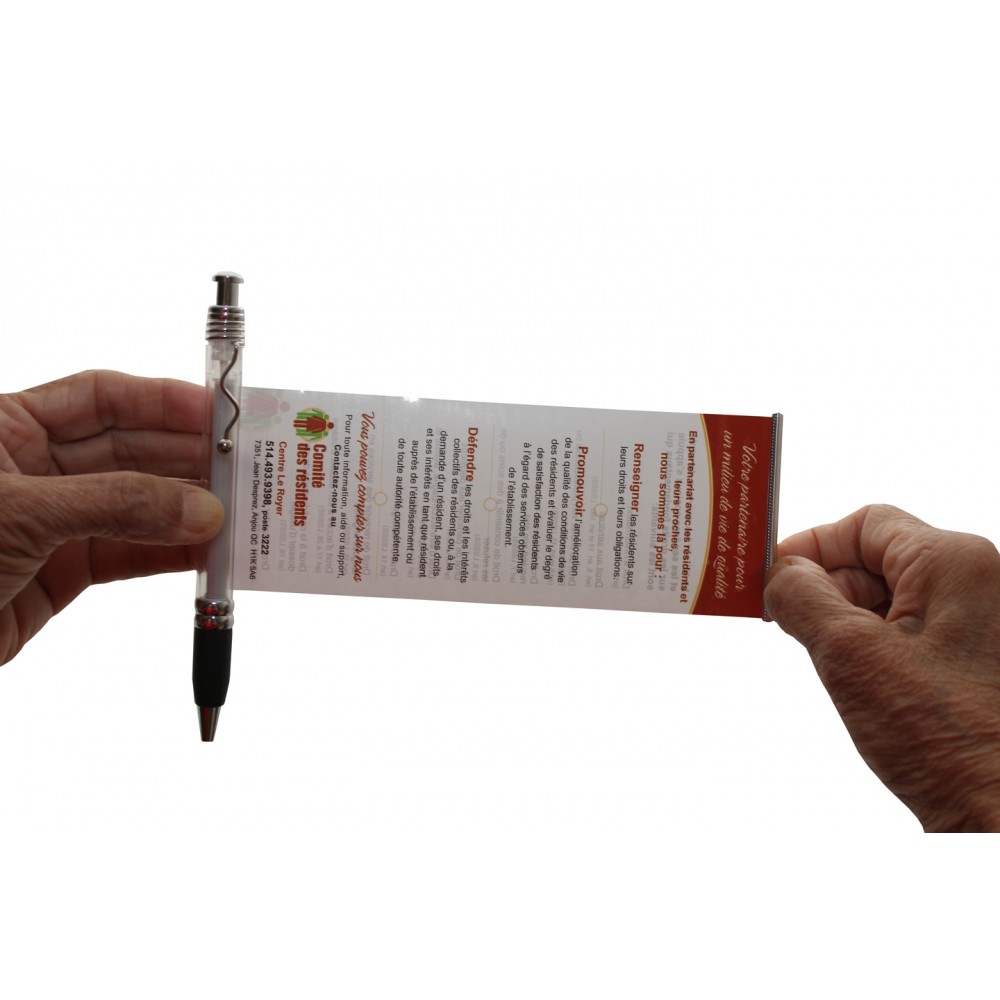 Custom Engraved Banner Ballpoint Pen - Professional Quality (Priority)
