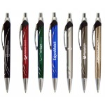 Logo Branded Solano Colorful Click Action Ball Point Pen