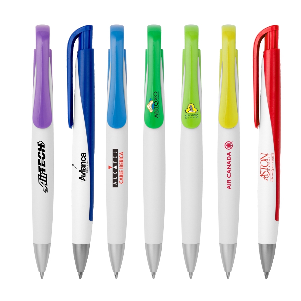 Custom Imprinted Colorful Series Plastic Ballpoint Pen