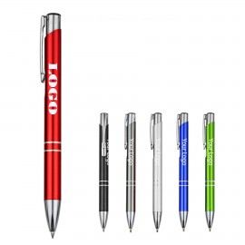 Custom Metal Press Style Ballpoint Pen Custom Engraved  Custom Metal Press Style Ballpoint Pen Custom Engraved