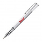 Gerald Clicker Pen - Silver Custom Engraved