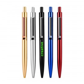 Custom Imprinted Retractable Metal Gel Pen  Custom Imprinted Retractable Metal Gel Pen