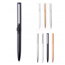 Sleek Metal Ballpoint Pen Logo Branded
