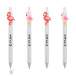 Click Pen w/ Flamingo Custom Engraved