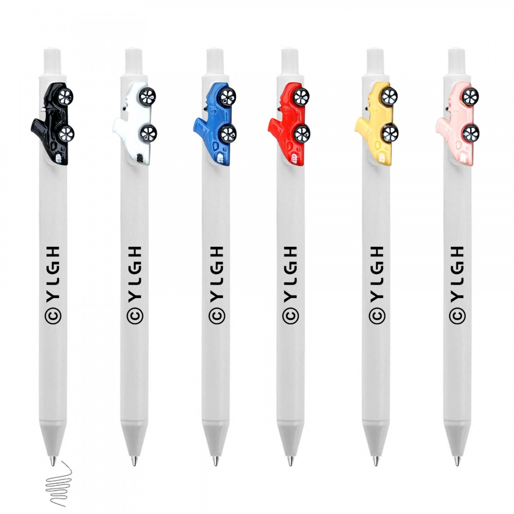 Logo Branded Click Activated Pen With Sports Car Logo Branded Click Activated Pen With Sports Car