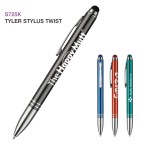 Custom Imprinted Tyler Stylus Twist Pen