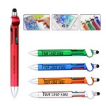 Logo Branded Metal Pen With Phone Holder