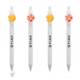 Click Activated Pen With Shrimp Logo Branded