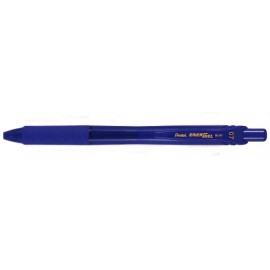 Logo Branded Pentel Energel-X Translucent Barrel Retractable Gel Ink Pen - Blue w/Blue Ink