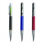 Custom Imprinted Grandview Metal Pen/LED Light - Silver