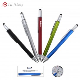 Twist & Click Ballpoint Pen w/ Horizontal Instrument Custom Imprinted