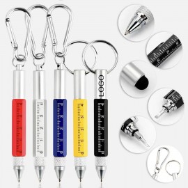 Stylus Pen With Screwdrivers, Level, Ruler, Keychain Logo Branded  Stylus Pen With Screwdrivers, Level, Ruler, Keychain Logo Branded