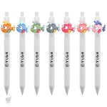 Click Activated Pen With Dual Eyes Fish Custom Imprinted