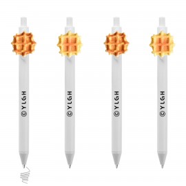 Click Activated Pen With Grid Waffle Logo Branded