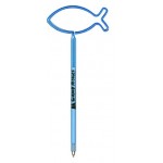 Christian Fish Inkbend Standard, Bent Pen Custom Engraved
