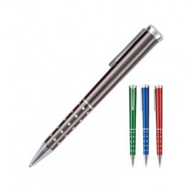 Custom Engraved Diamond Pattern Flat Head Ballpoint Pen