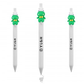 Click Pen w/ Smile Frog Custom Imprinted