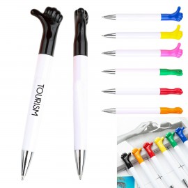 Logo Branded Thumbs Up Novelty Ballpoint Pen