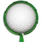 Custom Imprinted Golf Ball 3D Inkbend Standard, Bent Pen
