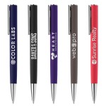 Jagger Chrome Softy - Laser Engraved Metal Pen Logo Branded