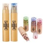 12 Colors Colored Pencils Custom Engraved
