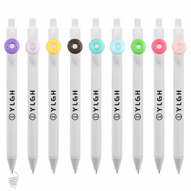 Click Pen w/ Doughnut Logo Branded