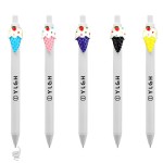 Logo Branded Ice Cream Cone Click Activated Pen