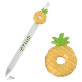 Click Activated Pen With Fruits Doughnut Custom Imprinted