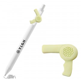 Click Activated Pen with Hair Dryer Custom Imprinted