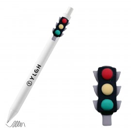 Custom Imprinted Click Activated Pen with Traffic Lights