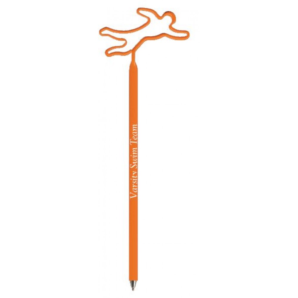 Swimmer Inkbend Standard, Bent Pen Custom Engraved Swimmer Inkbend Standard, Bent Pen Custom Engraved