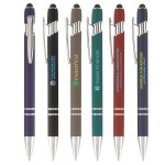 Custom Engraved Ellipse Softy with Stylus - ColorJet - Full Color Metal Pen
