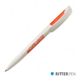 Logo Branded Ritter Eco Jasmine Pen - Orange  Logo Branded Ritter Eco Jasmine Pen - Orange