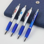 Press plastic ballpoint pen, advertising pen, logo printable gift pen Logo Branded