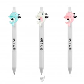 Click Pen w/ Dolphin Custom Imprinted