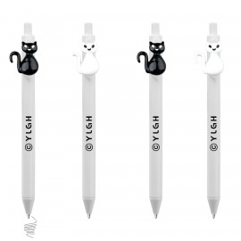 Custom Engraved Click Activated Pen w/ Cat