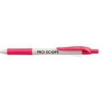 Custom Engraved EnerGel-X White Barrel Metal Tip Gel Ink Pen - Pink