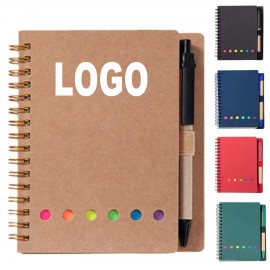 Custom Imprinted Lined Notepad With Pen In Holder