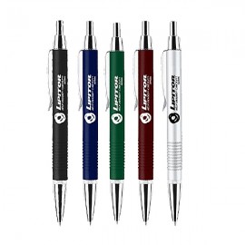Ashia Brass Ballpoint Click Pen w/Textured Grip & Matte Finish Logo Branded  Ashia Brass Ballpoint Click Pen w/Textured Grip & Matte Finish Logo Branded