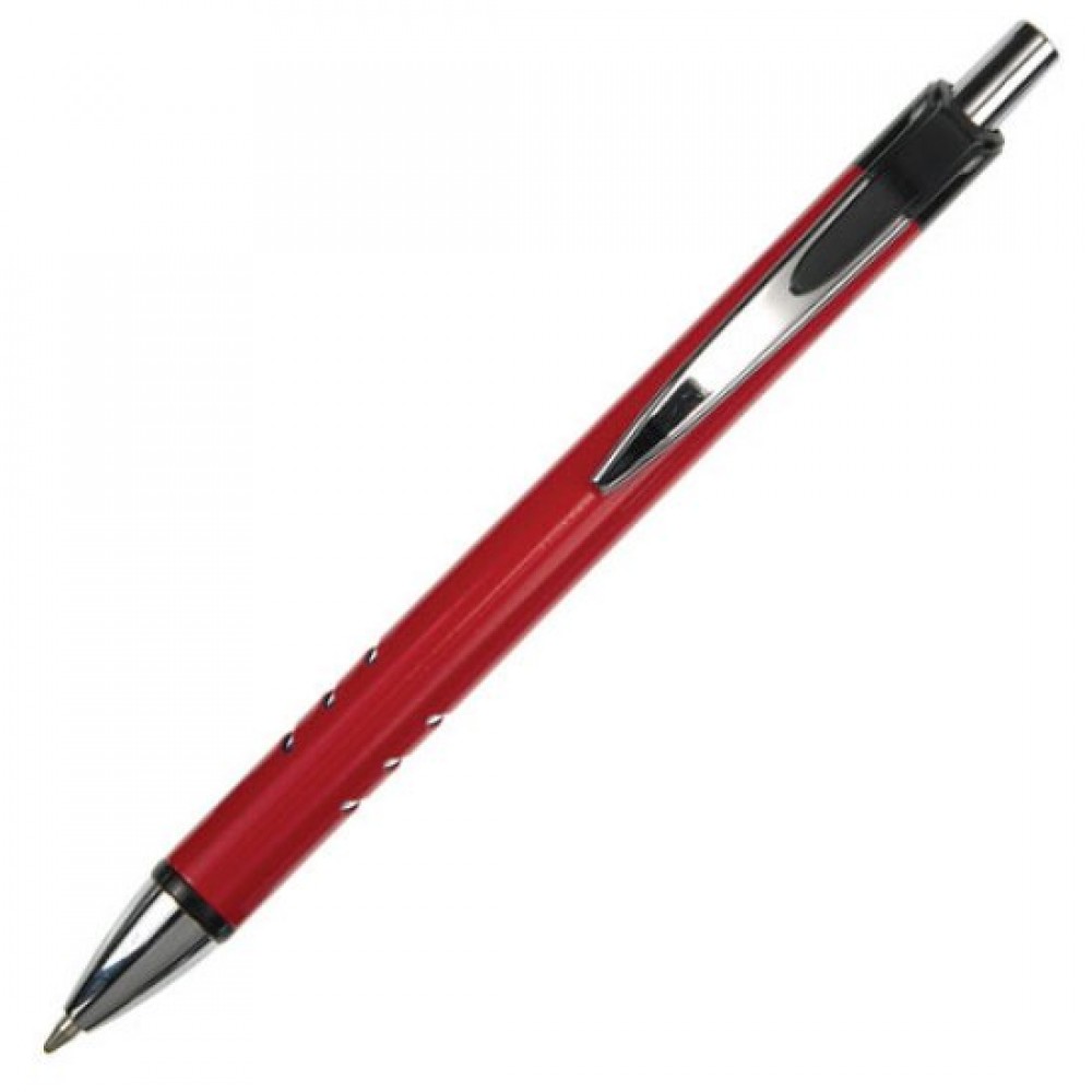 Custom Imprinted X Three Metal Pen - Red Custom Imprinted X Three Metal Pen - Red