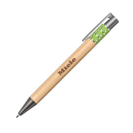 Eliot Bamboo Pen - Green Custom Imprinted  Eliot Bamboo Pen - Green Custom Imprinted