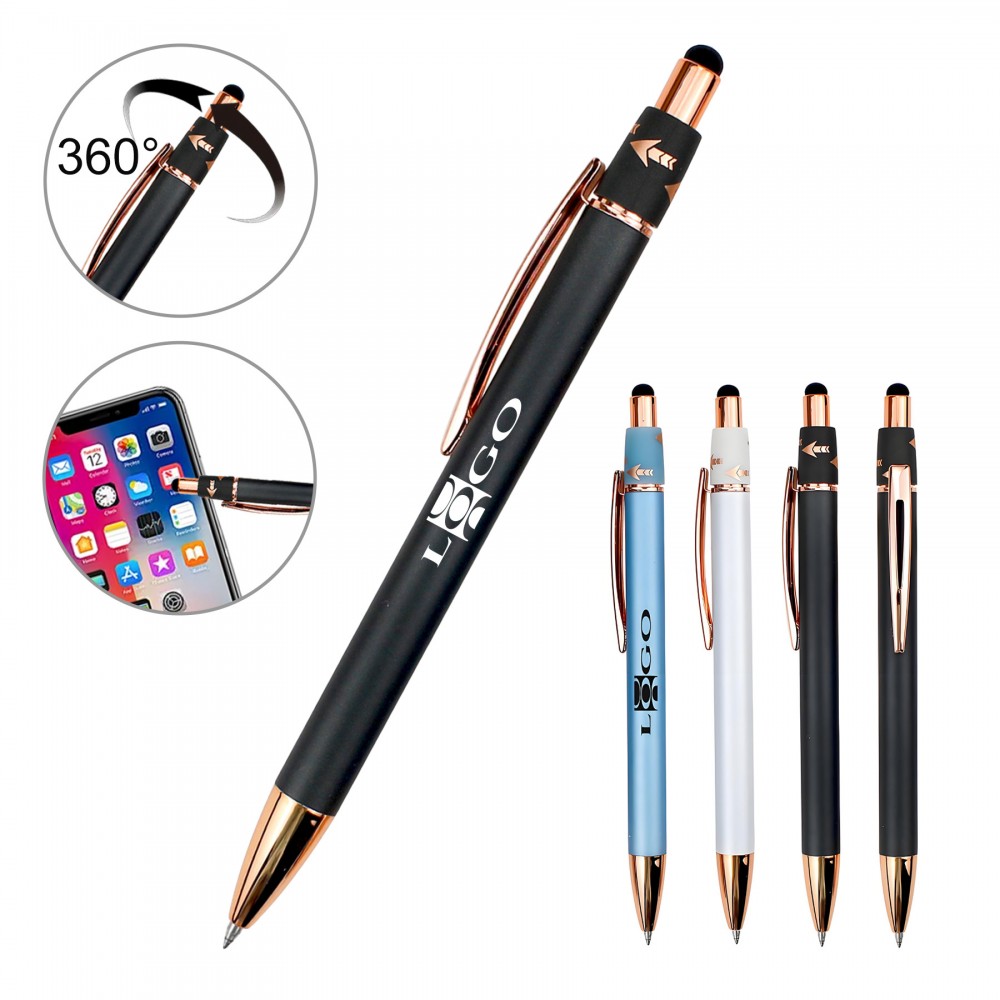 Fingertip Gyro Ballpoint Pen Logo Branded