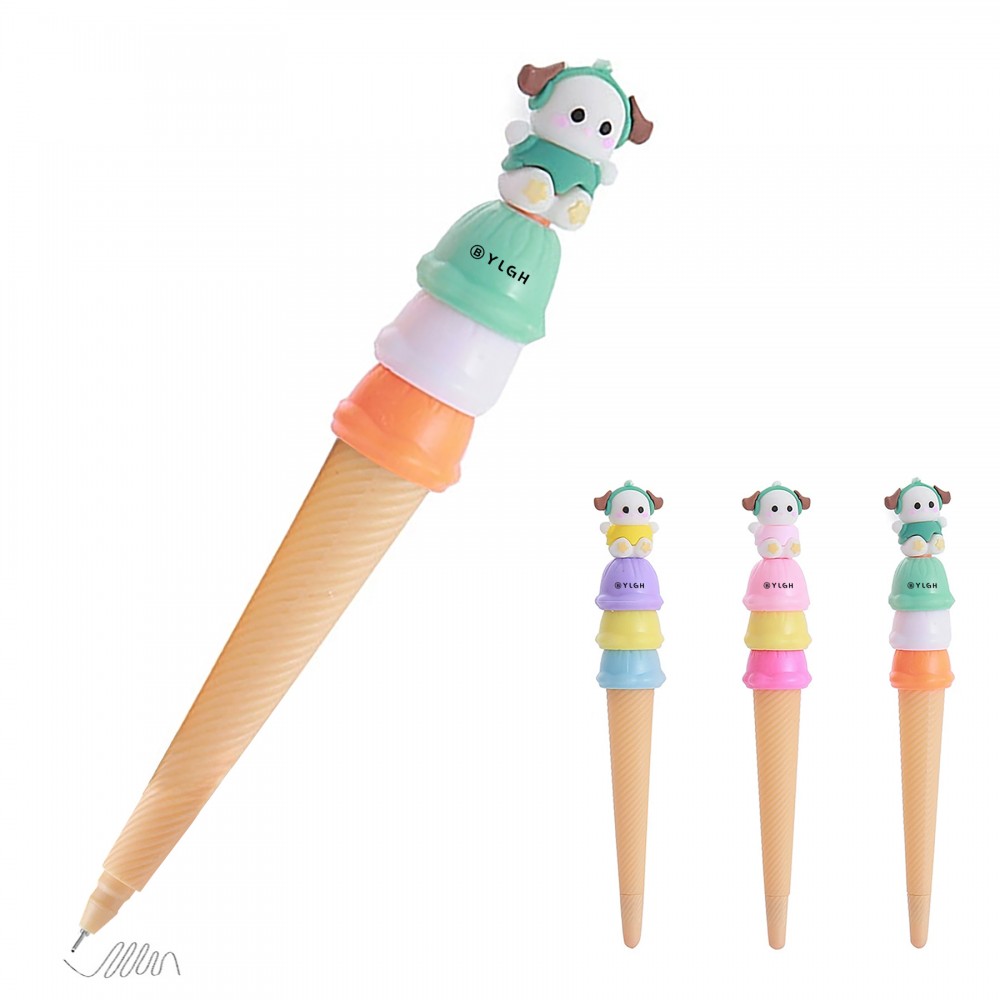 Baby Doll Ice Cream Balls Pen Custom Imprinted