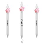 Logo Branded Click Pen w/ House
