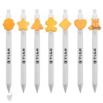 Custom Engraved Click Activated Pen With Biscuits