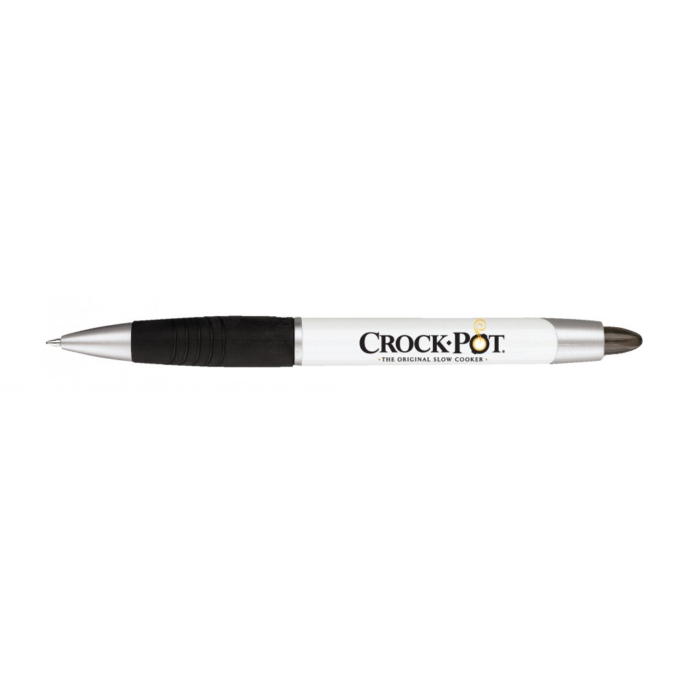 Paper Mate Element Retractable Gel Pen w/White Barrel Custom Engraved Paper Mate Element Retractable Gel Pen w/White Barrel Custom Engraved