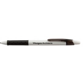 R.S.V.P. RT Ballpoint Pen - White Barrel Custom Engraved